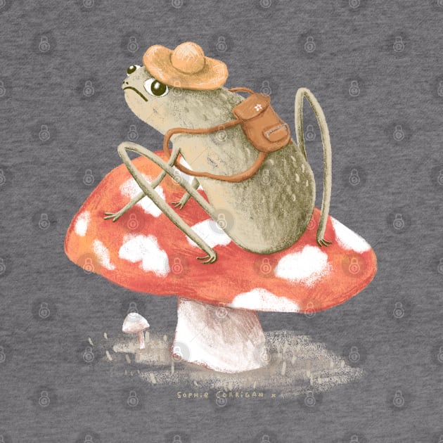 Awkward Toad Ready for Adventure by Sophie Corrigan